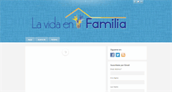 Desktop Screenshot of lavidaenfamilia.com